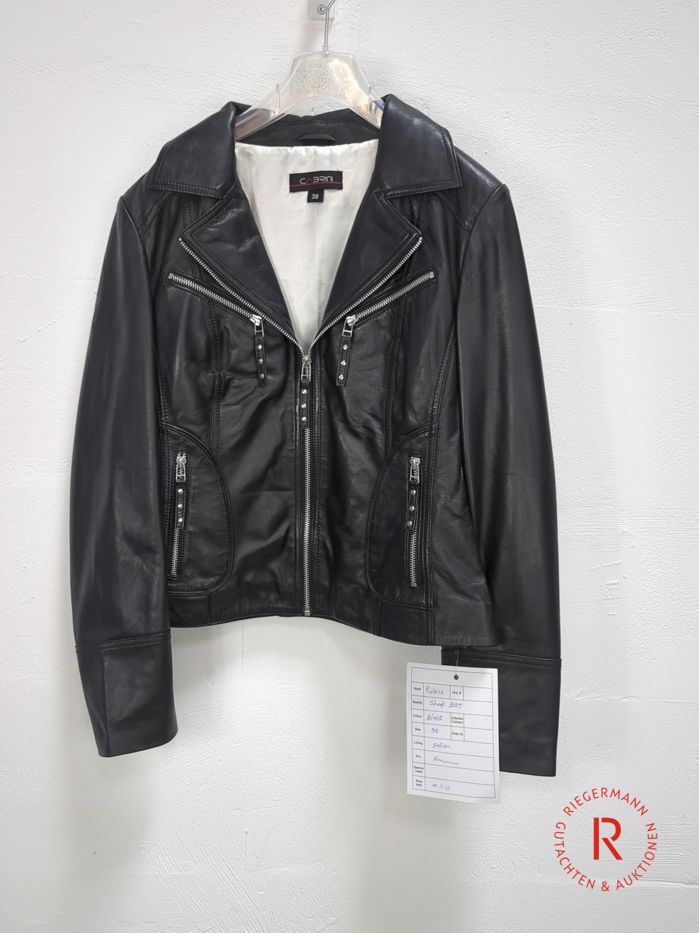 DAMEN LEDERJACKE GRÖSSE 38